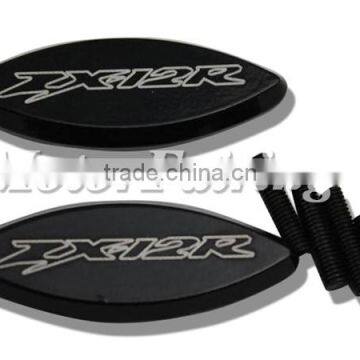 Mirror Base Plates for Kawasaki Ninja ZX-12R ZX12R ZX 12R 2000-2006 Black MT222-007