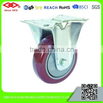 100mm Ball bearing polyurethane caster wheel for industry