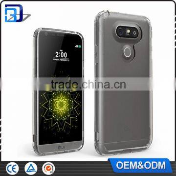 New Product 2016 Clear Ultra Slim Acrylic + TPU Bumper 2 in 1 Back Cover Case For LG G5 H830 Mobile Phone Accessories photo-2
