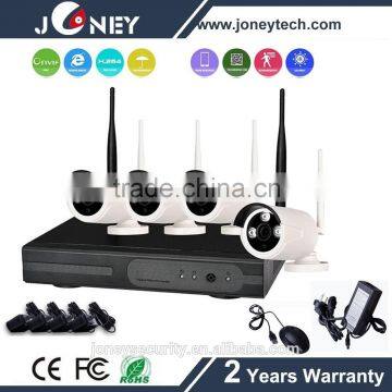 4CH Wireless security cctv ip cameras nvr system