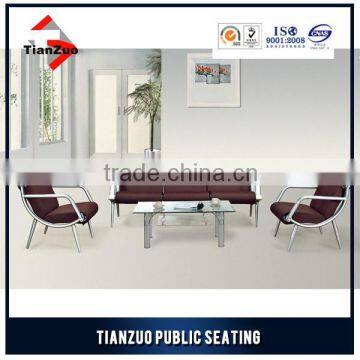 TZ-B12 high resilience salon furniture waiting sofa