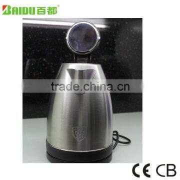 Hot Sale Electrical Appliance High Ploished Stainless Steel Kettle Electric Hot Water Pot Zhongshan Baidu Manufacture photo-3