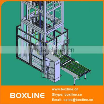 Industrial material vertical lift conveyor