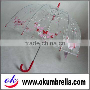 24"x8k Clear PVC Dome Umbrella From Manufacturer