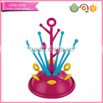 New design for baby feeding bottle stand Detachable drying shelf for bottles