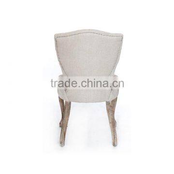 Hot sell restaurant wooden leather french antique wood chairs