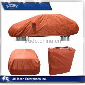 new design,orange color UV and snow protection padded car cover