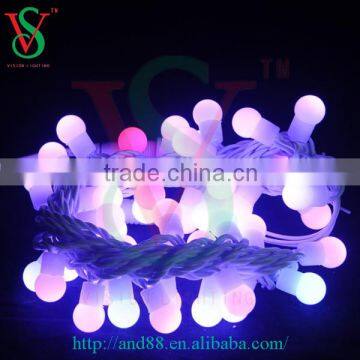 Dia 17mm led bub string light for outdoor wedding decoration lights