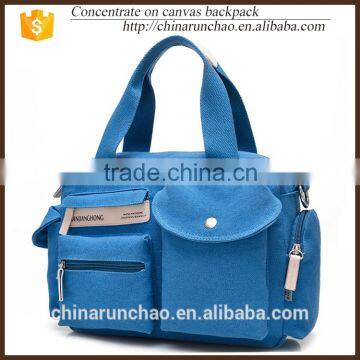 Vintage Fashion Canvas Duffel Bag With Secret Compartment Cotton Gym Bag Canvas Holdall Weekender Travel Duffel Canvas