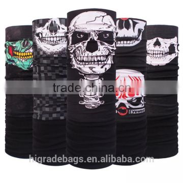 Latest FASHION scarf headwear multifunctional black skull fleece bandana