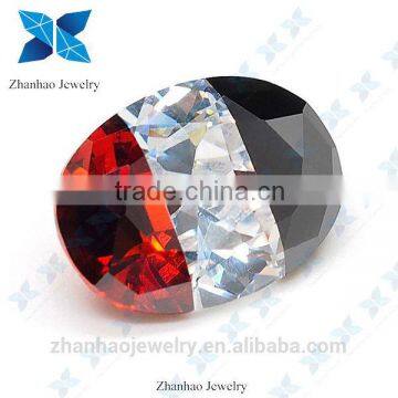 fashion different oval spices grinding stone multicolor loose cubic zirconia stone/loose turquoise cubic zircon stone