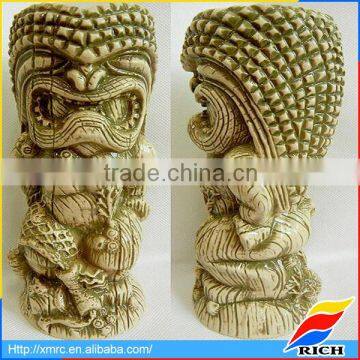 Promotional custom design 3D ceramic tiki cup