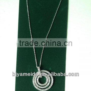 cubic zircon fashion necklace