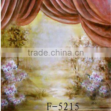 10feet x 20feet Hand Painted Muslin Backgrounds For Stage