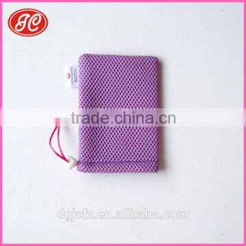 china manufacturer mesh material microfiber cell mobile phone pouch