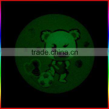 round cartoon Glow in the dark Sticker Paper