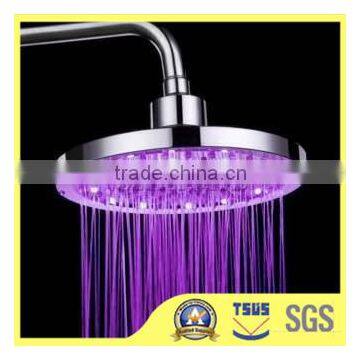 led shower head/Color Changing LED Water Saving Shower Head 8 inch Stainless Steel