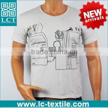 worn out design high quality handmade fashion tshirt