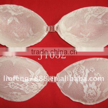 Fancy Lace backless bra silicone (JY032)