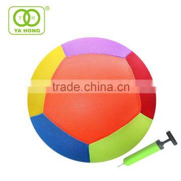 16 Inch Inflatable Fabric Covered Beach Ball for Whole photo-6