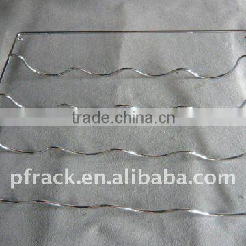 Metal wine display shelf P-0023