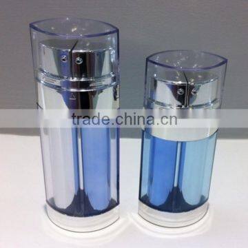 Plastic Oblate Dual Chamber Bottle Cosmetic Packaging JS-S01 photo-2