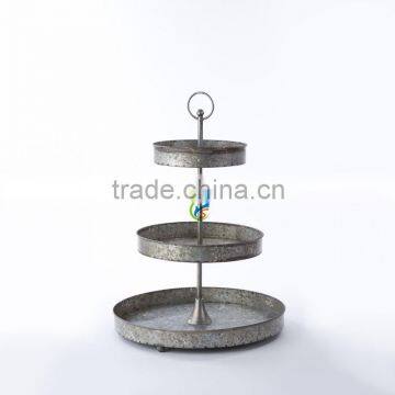 3 Tiers Metal Tray