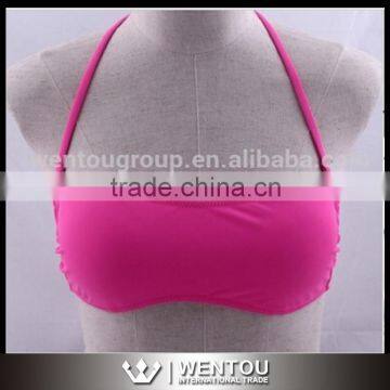 Cheeky Monogrammed Bandeau Bikini Tops photo-3