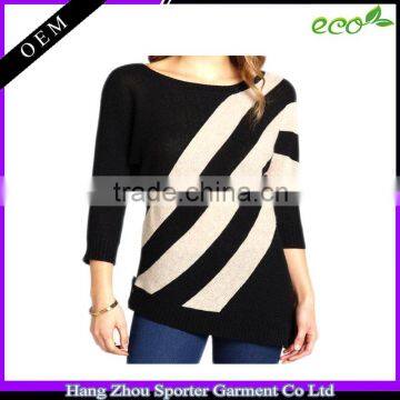 16FZCAS21 fashionable wool cashmere sweater women