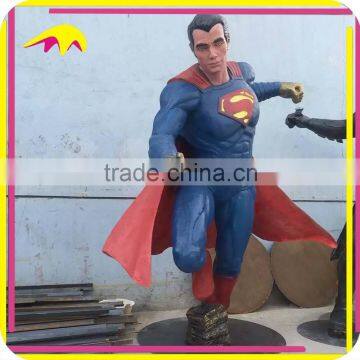 KANO0231 Popular Kids Attraction Life Size Superman Statue