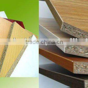 1220*2440mm size environmental plain/melamine particle board for furniture