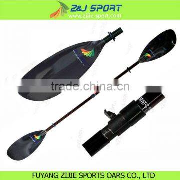 oval shaft sea kayak paddle with 10cm adjustment