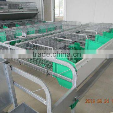 Monolayer hot-galvanized rabbit cage