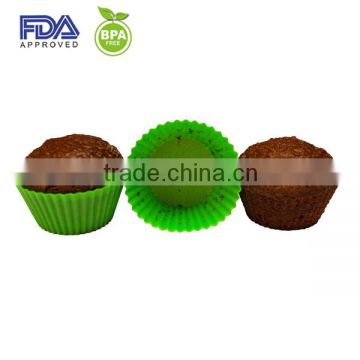 food grade silicone cup cake mould/silicone cup cake cookie cup/silicone cup cake