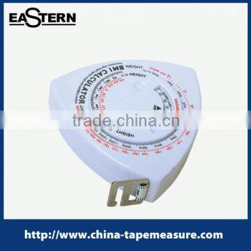 BMI-35 cheap mini heart shaped bmi tape measure