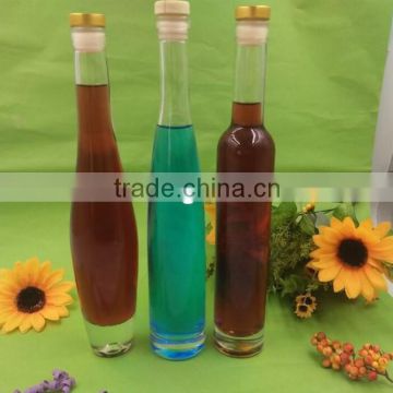 375ml premium frosted ice wine glass bottle