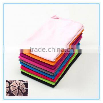 OEM customized super soft microfiber suede towel for travel and gym