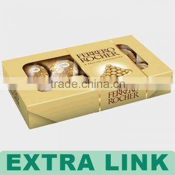 paper chocolate box with divider