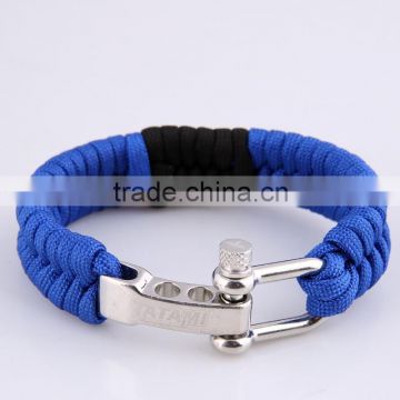 new arrival survival bracelet,550 paracord survival bracelet