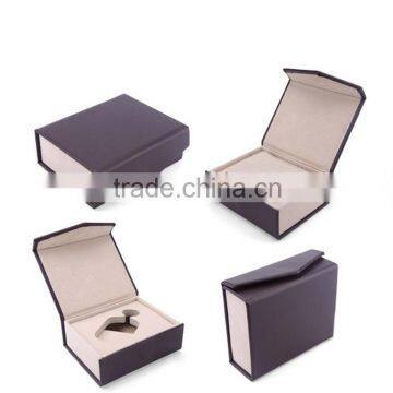 Wholesale Custom High-grade PU Leather Pocket Watch Box, Brown Beautiful Gift Box photo-3