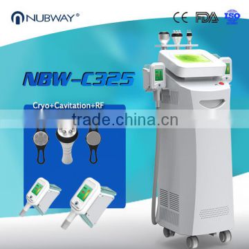 Vertical Cavitation Rf Vacuum Cryolipolysie Fat Loss 220 / 110V Cryolipolysis Slimmming Machine Lose Weight Machine