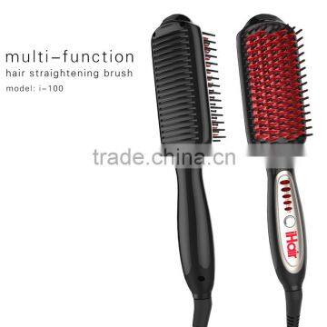 3 In 1 Anion Steam Spraying Hair Straightener Brush photo-2