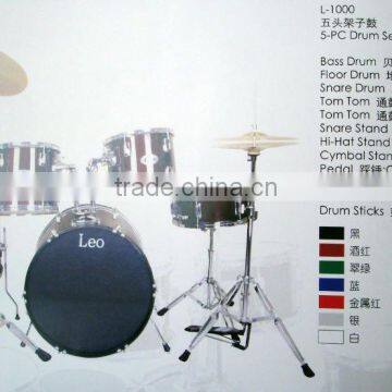 5-pc drum set