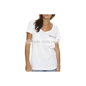 POCKET WHITE T-SHIRT