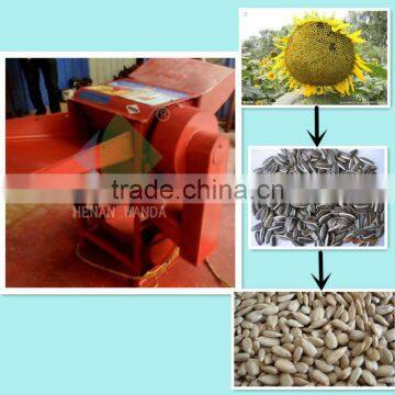 Automatic sunflower seed shelling