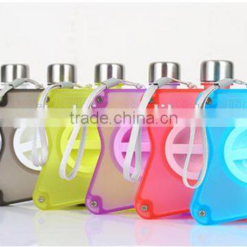 clear joyshaker plastic water bottles/ 250ml cheap joyshaker plastic water bottles