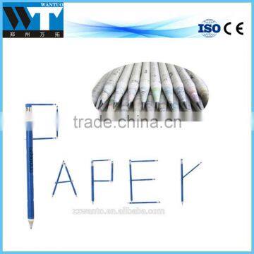 Factory price waste paper making machine pencil pvc film and lead
