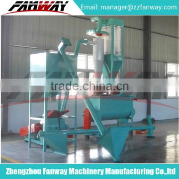 Factory supply Fish feed production crushing machine and mixer