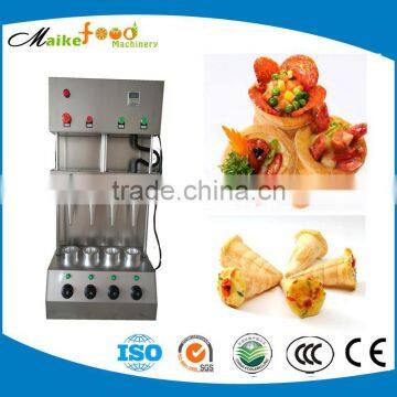 Four molds pizza cone making machine for sale