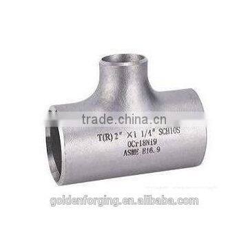 Forging Mechanical Parts Fabrication Services Cross Pipe Fittings Stainless Steel Tee Black Steel Pipe Tee photo-3